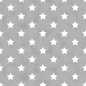 Preview: PET ISOFLOOR SX EXKLUSIV Sterne grau / weiß
