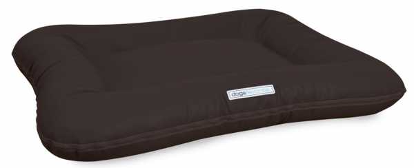 Kunstleder Hundebett Classic mocca