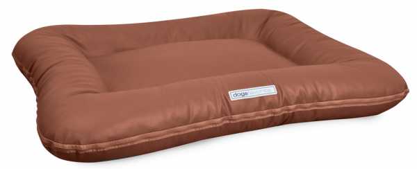 Kunstleder Hundebett Classic cognac