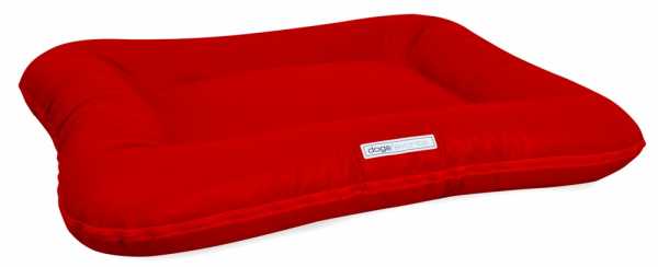 Kunstleder Hundebett Classic rot