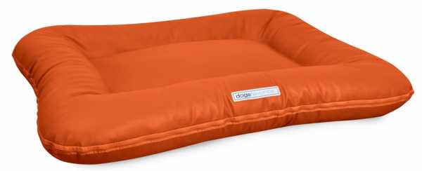 Kunstleder Hundebett Classic orange