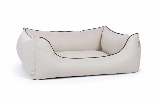 Kunstleder Hundebett Worldcollection creme