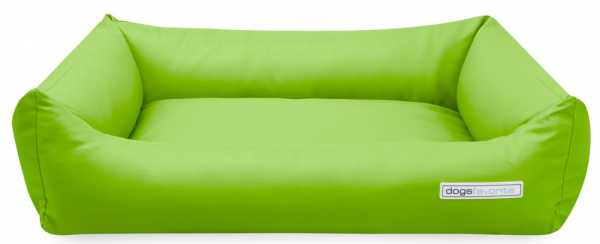 Kunstleder Hundebett dogsfavorite limette