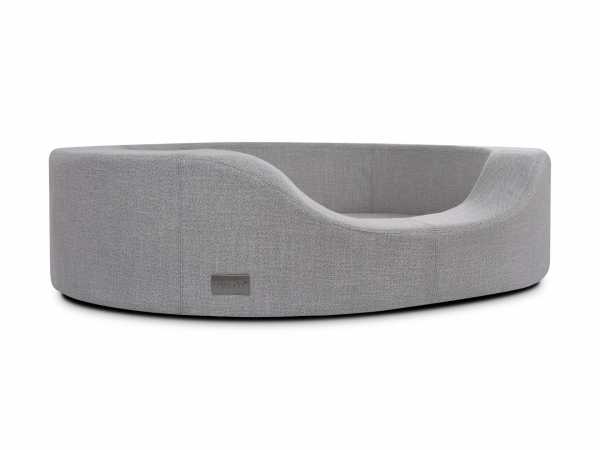 Luxus Hundebett silber Prado Structure