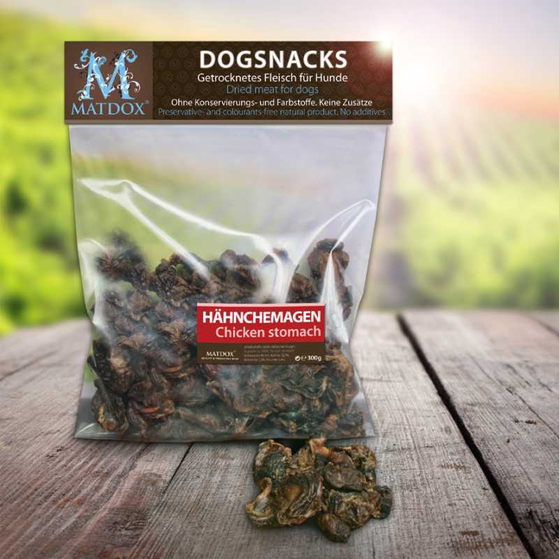 Mazuli Hundesnack Hähnchenmägen 300g